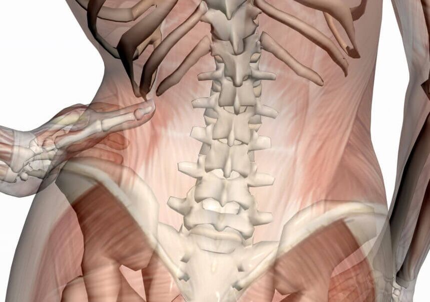 skausmas juosmeninėje stuburo dalyje