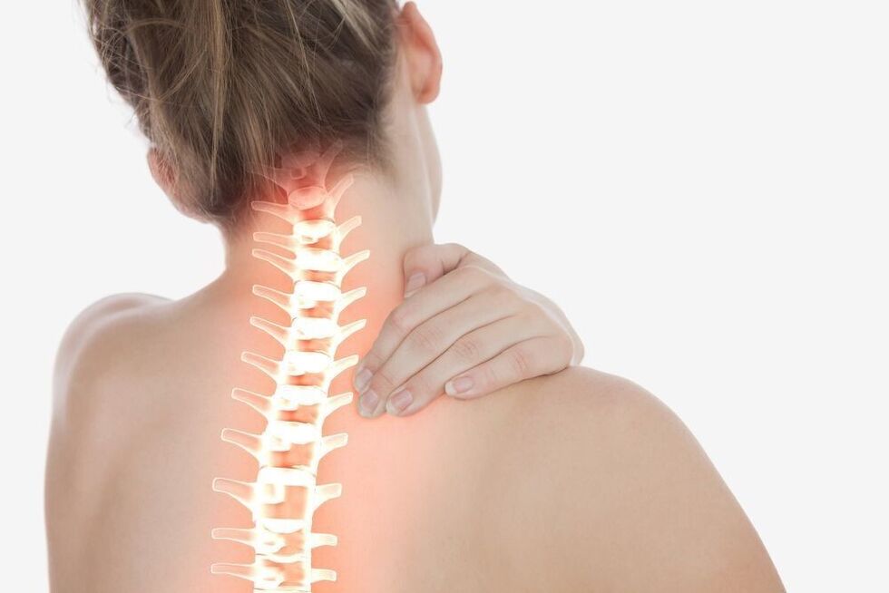 kaklo skausmas su gimdos kaklelio stuburo osteochondroze